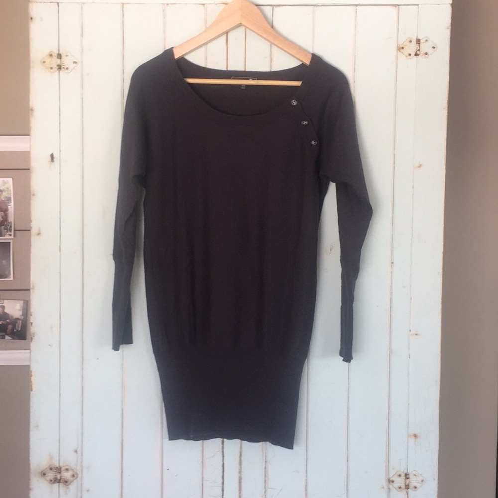 Talula Charcoal Grey Tunic Sweater